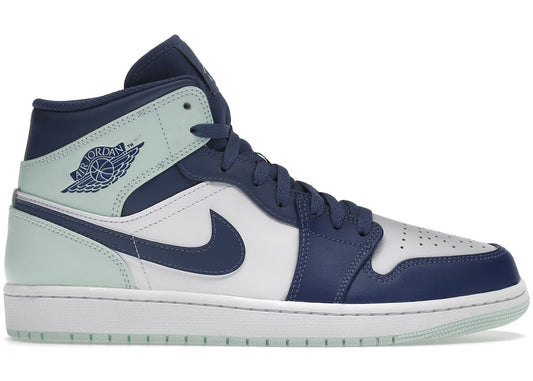 Jordan 1 Mid Bleu Teinté